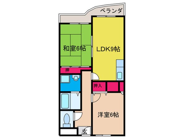 新栄プロパティー林の物件間取画像